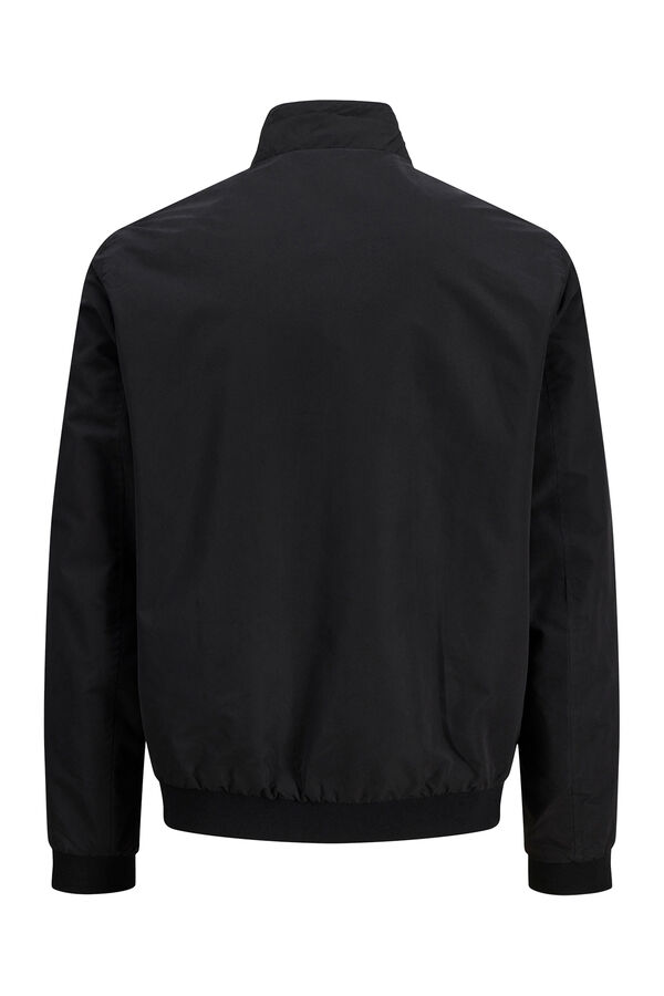 Jack & Jones Chaqueta bomber Harrington cuello alto negro