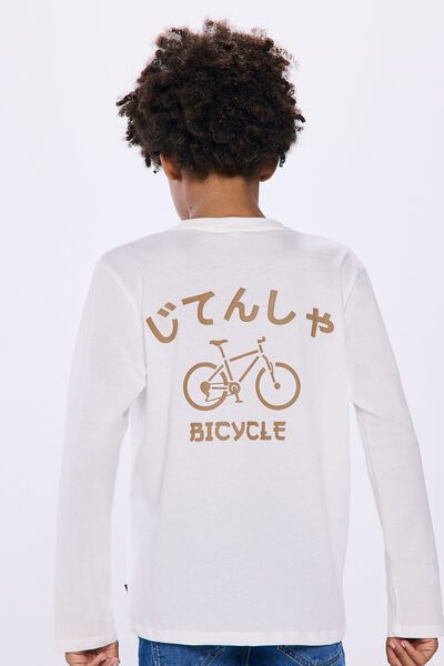 Springfield T-shirt bicicleta menino cru