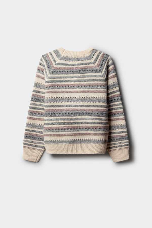 Springfield Kids Pruge džemper za devojčice. Ljubičasta