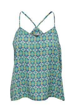 Springfield Crossover back strappy top bluish