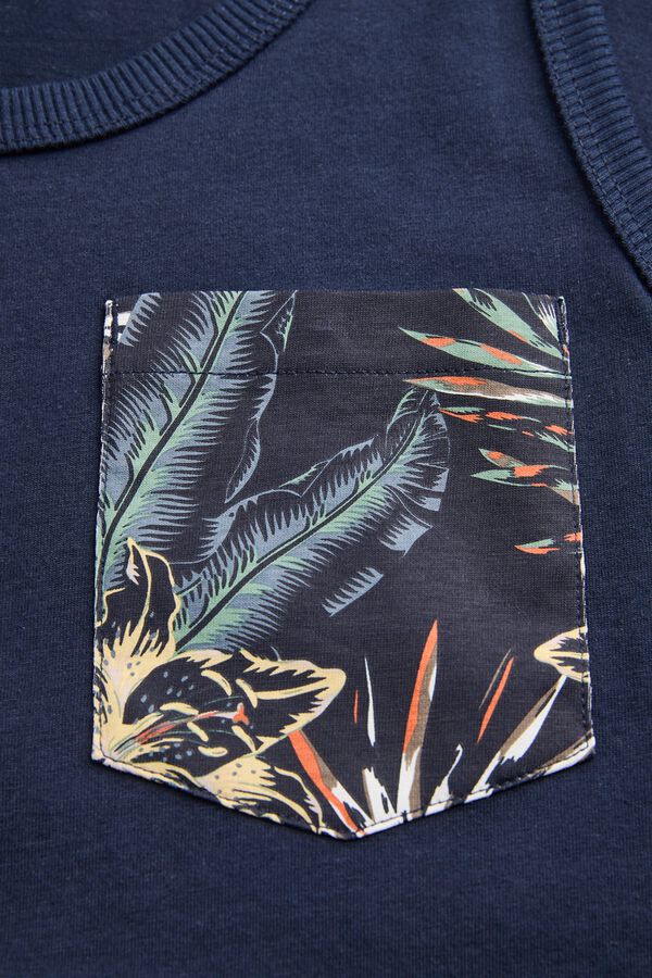 Jack & Jones Regular fit vest top blue