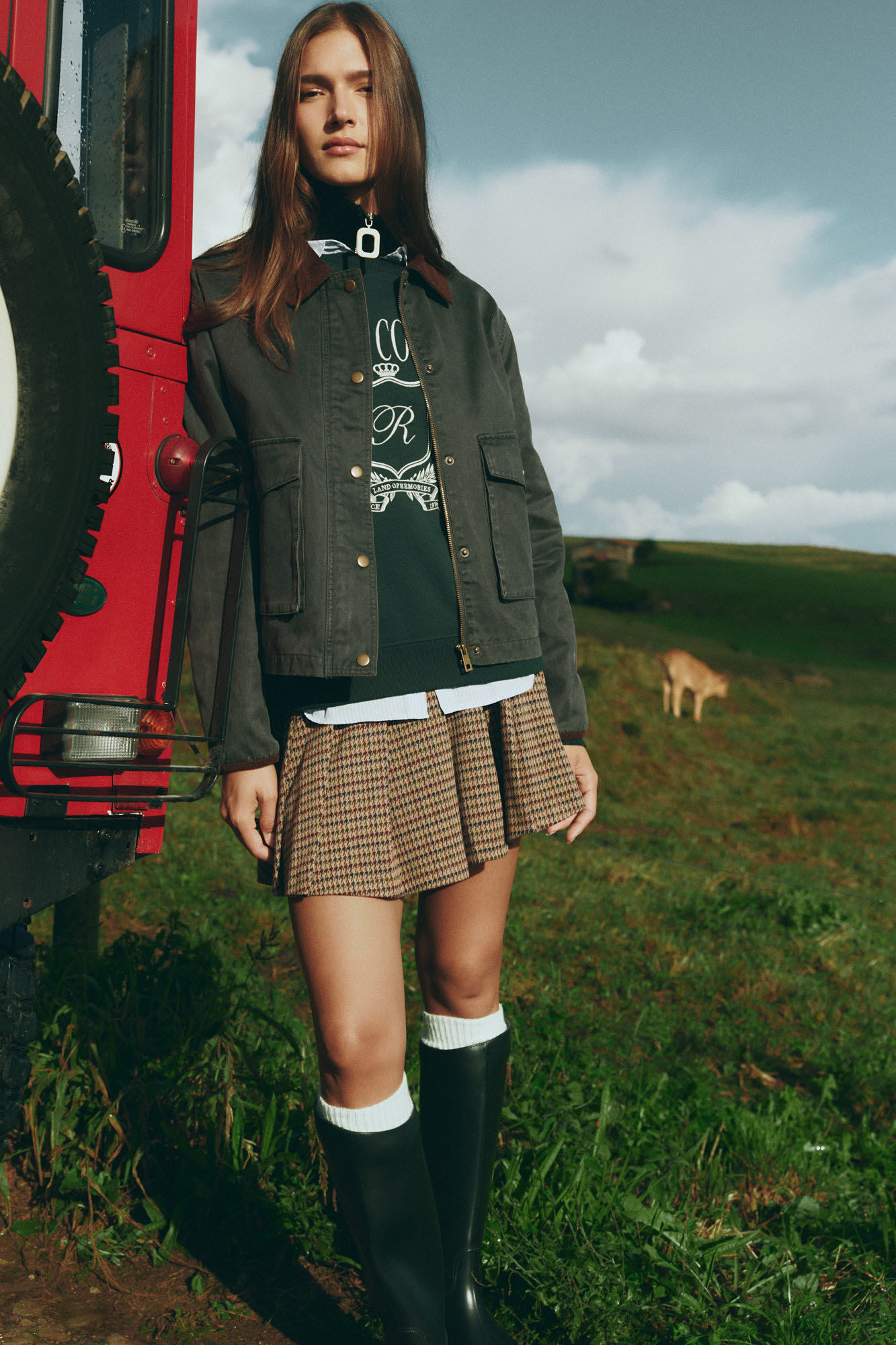 Springfield Kratka jakna sa vo&scaron;tanim efektom