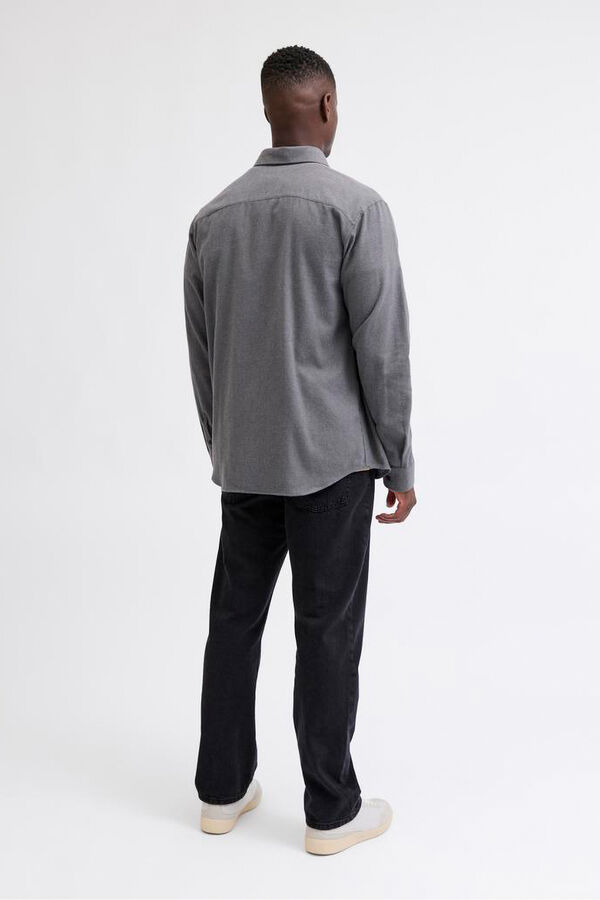 JJ REBEL Classic serge shirt grey