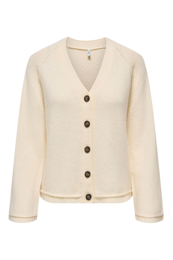 Only Cárdigan con botones beige