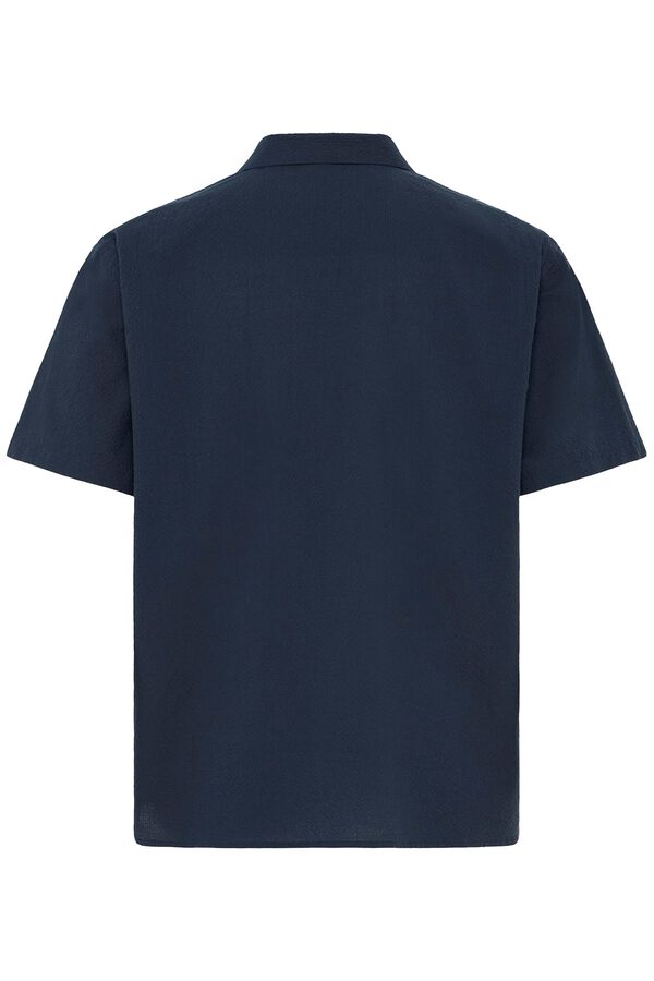 Blend PLUS Camisa de manga curta tamanho grande azul