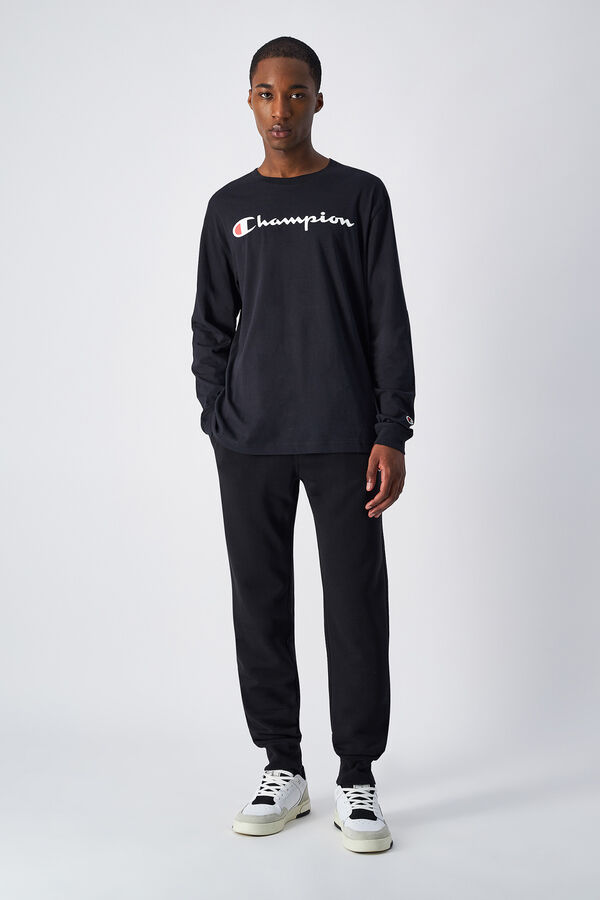 Champion Camiseta cuello caja negro