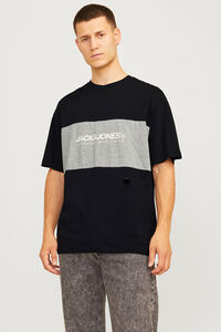 Jack & Jones Zweifarbiges T-Shirt mit Front-Logo