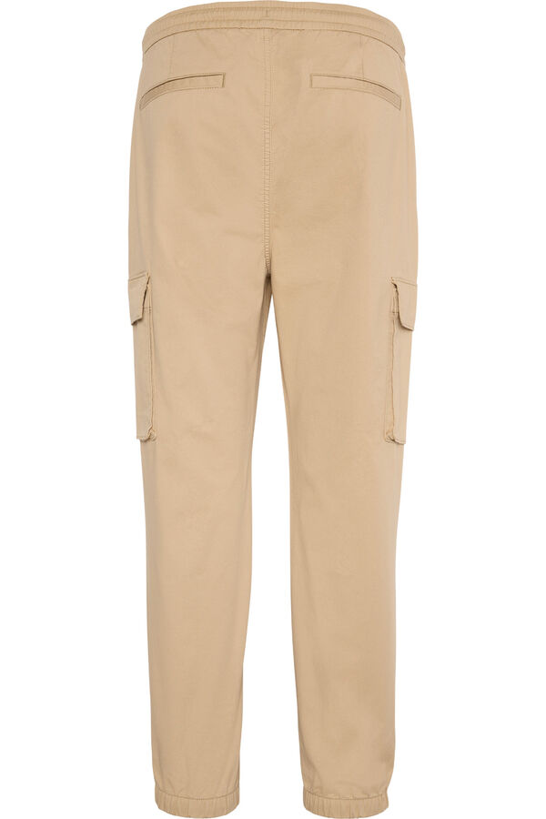 CK Jeans Pantal&oacute;n cargo skinny beige