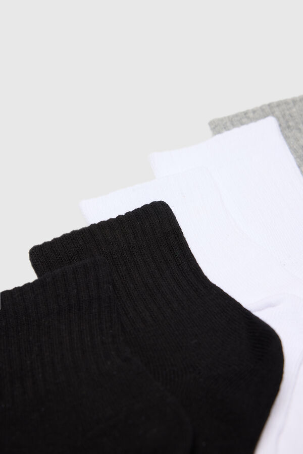 Brave Soul Pack 5 calcetines blanco