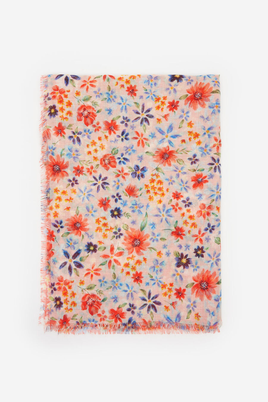 Foulard imprimé fleur patchwork