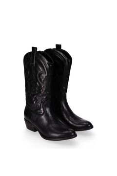 Chika 10 Cowboy boots with decorative embroidery