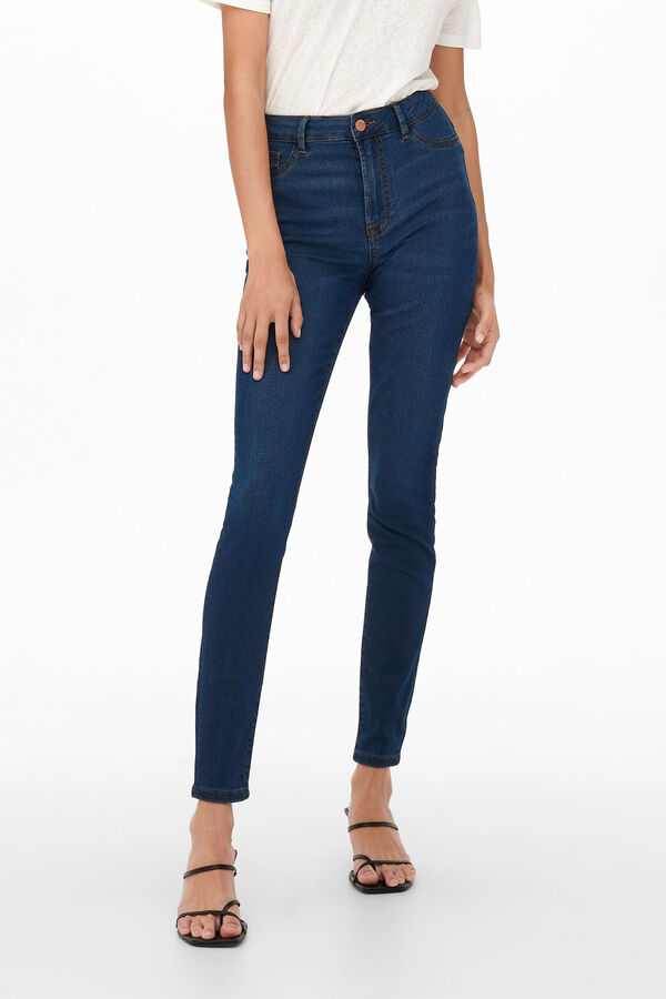 Springfield Jeans skinny cintura subida azulado