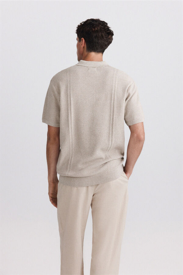 Springfield Basic structure polo shirt grey