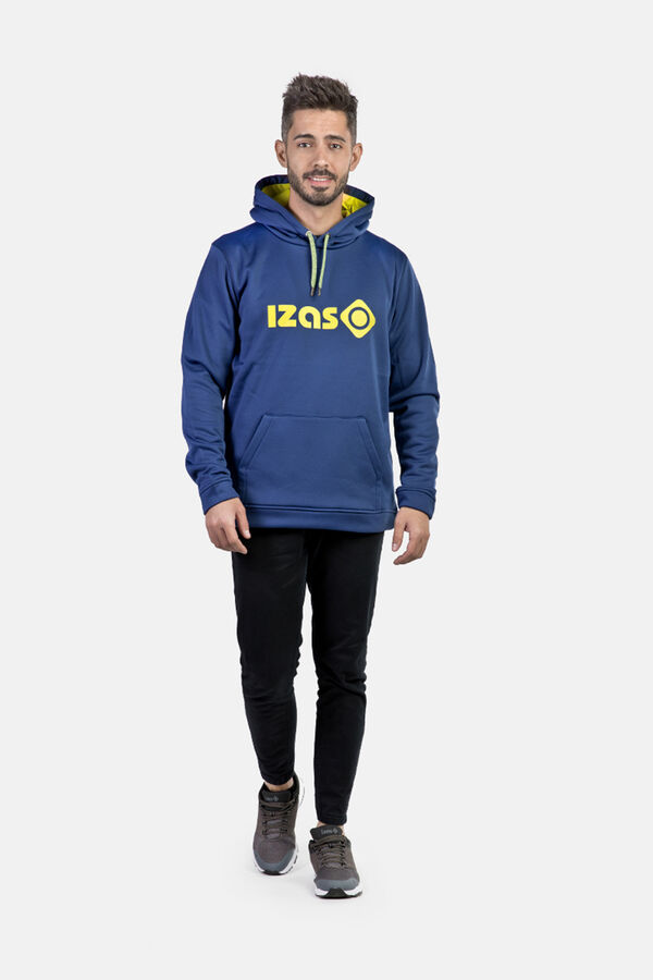 Izas Sweatshirt with hood blue