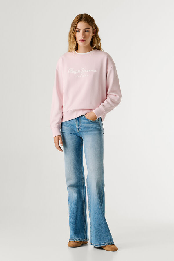Pepe Jeans Round neck sweatshirt  pink