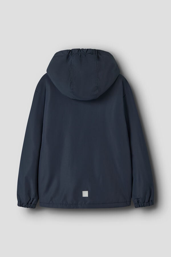 Name It Puffer jacket with hood blue