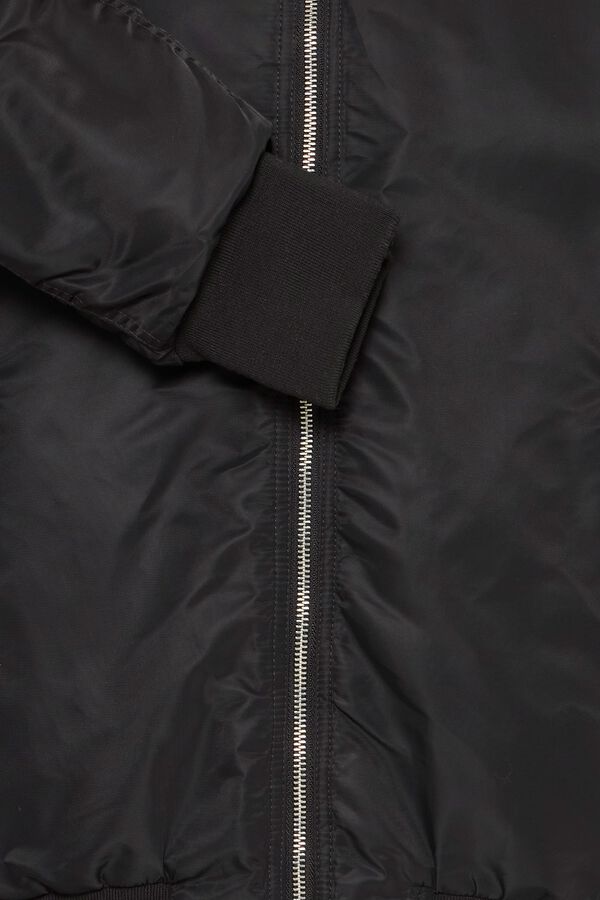 Blend Bomber jacket with faux shearling collar black