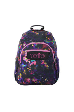 Totto Mochila Acuareles negro