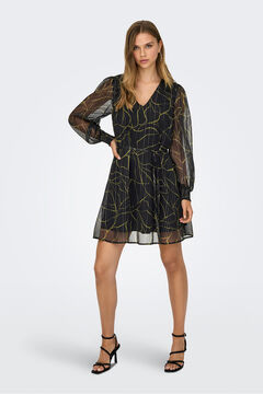 JDY Vestido curto de lurex