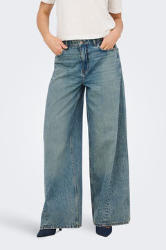 JDY Jeans wideleg tiro alto