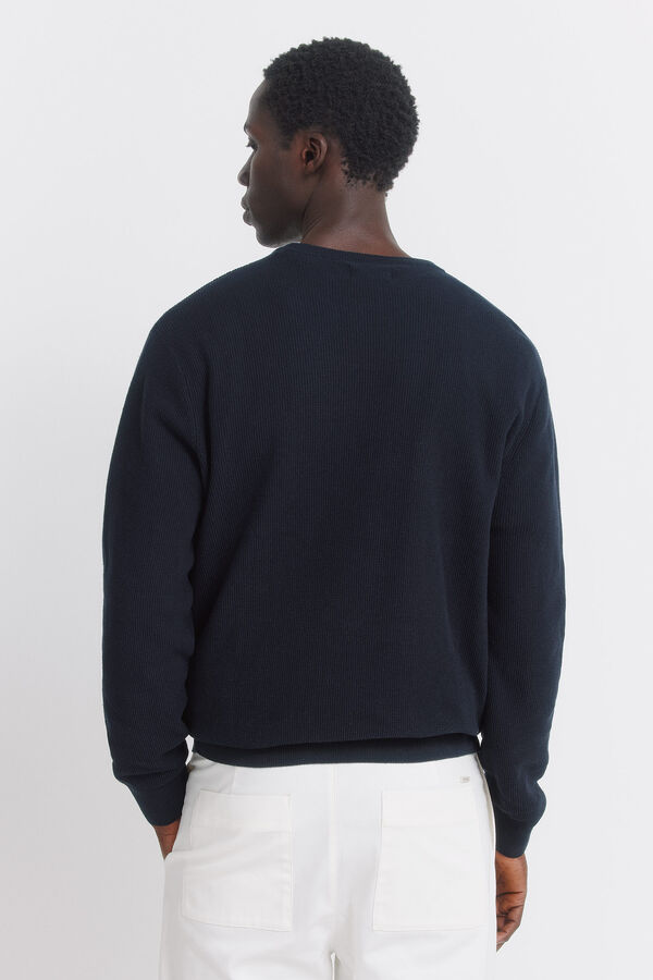 Springfield basic structured jersey blue