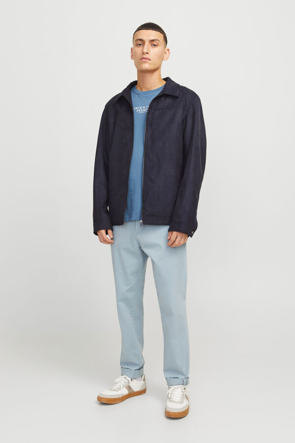 Jack & Jones Cazadora Harrington regular fit negro