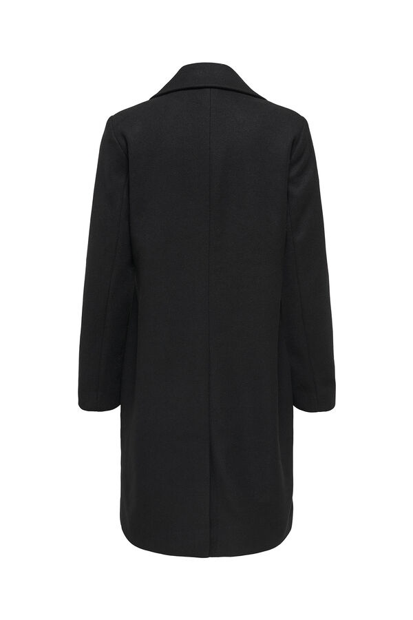 Only Long cloth coat black