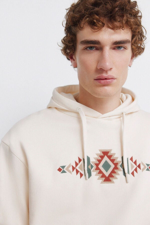 Springfield Ethnic sweatshirt white