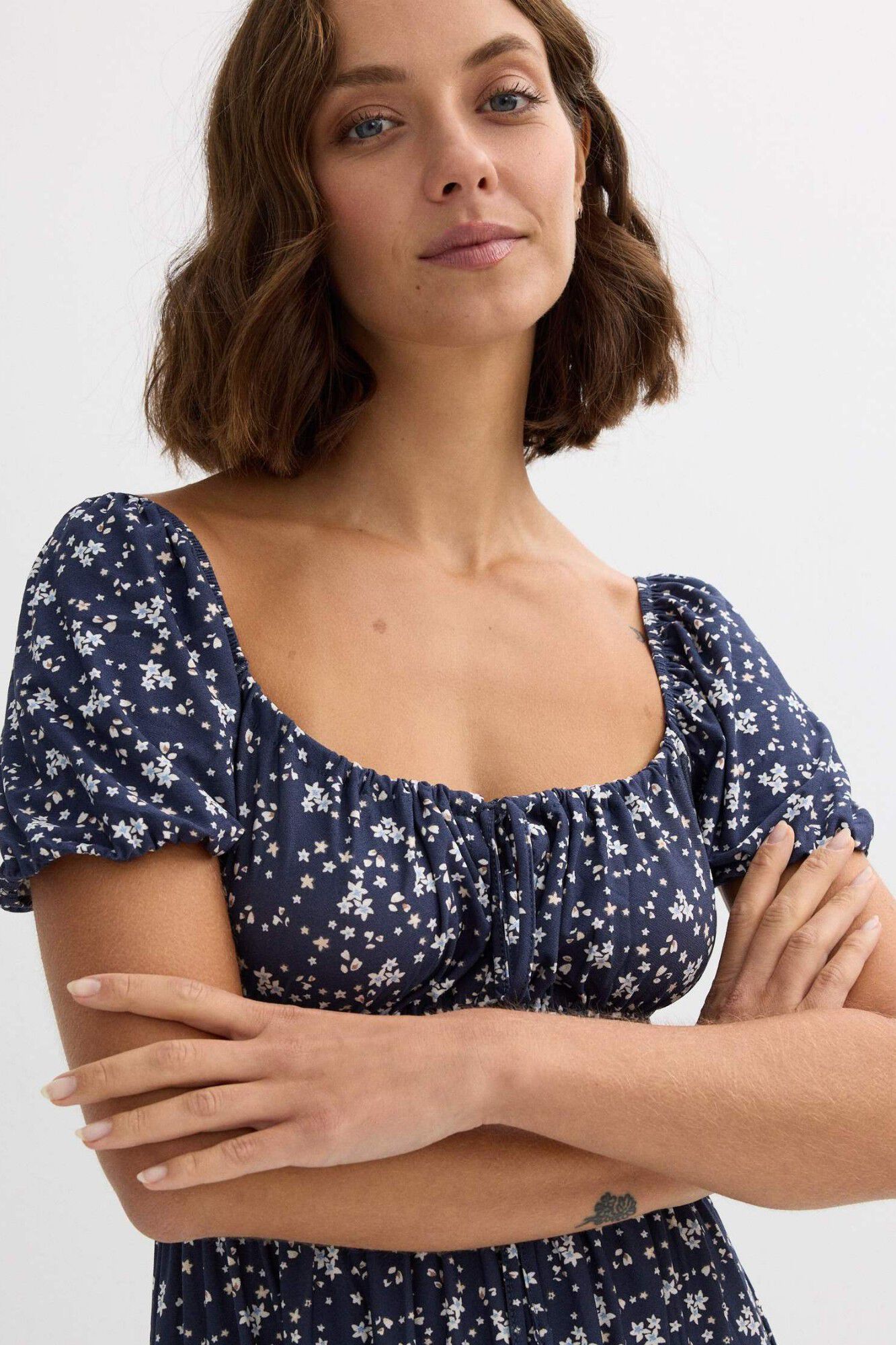 Inside Vestido midi con abertura