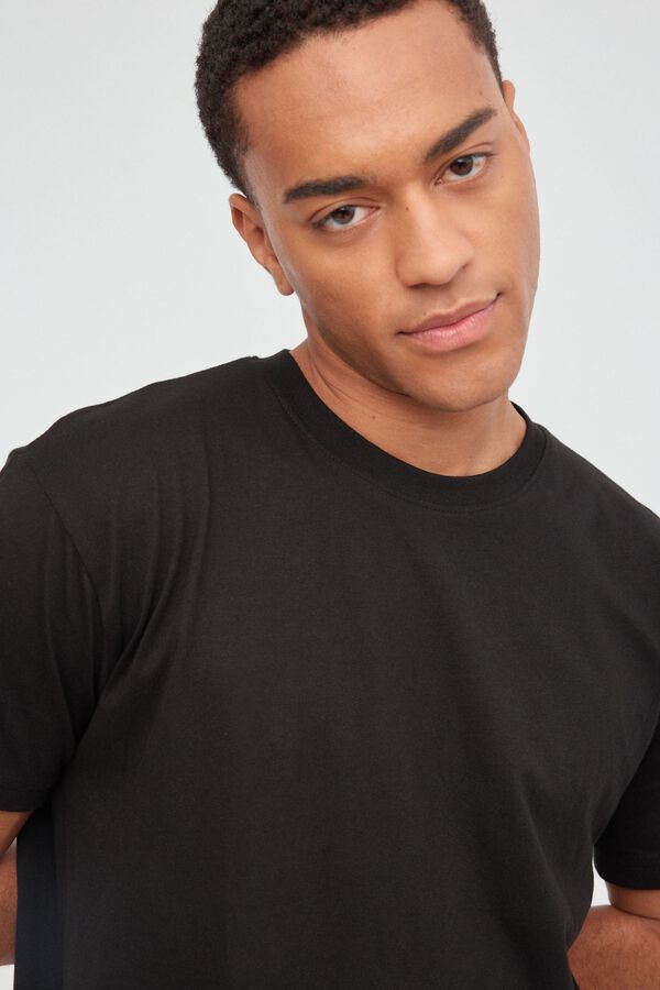 Inside Camiseta b&aacute;sica negro