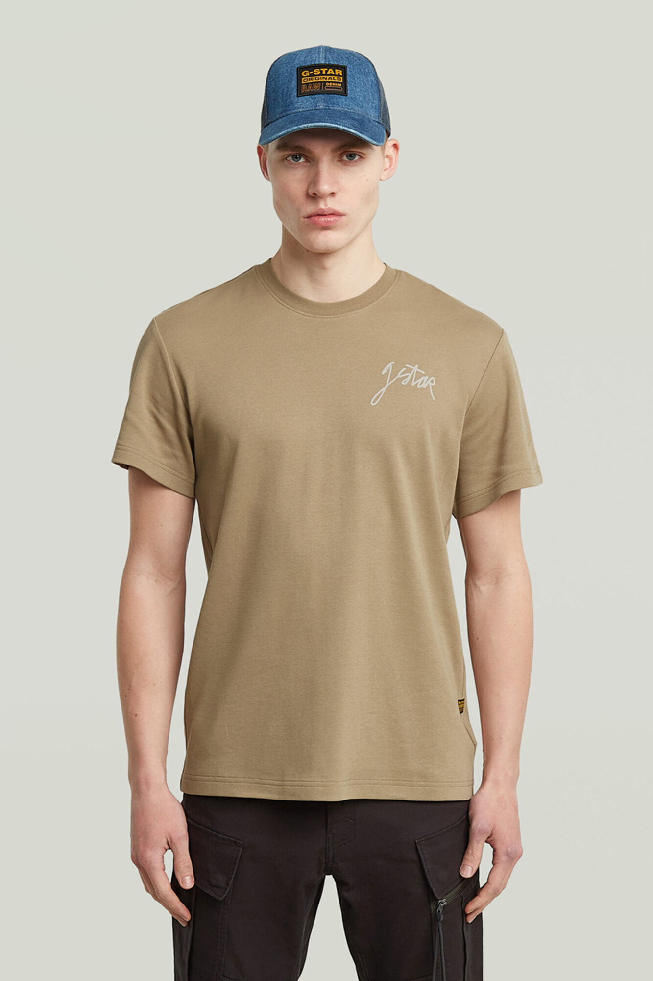 G-STAR Camiseta de manga curta e corte reto