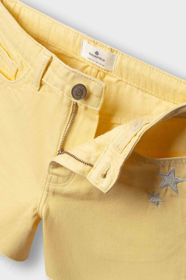 Springfield Kids Girl's plain serge short printed