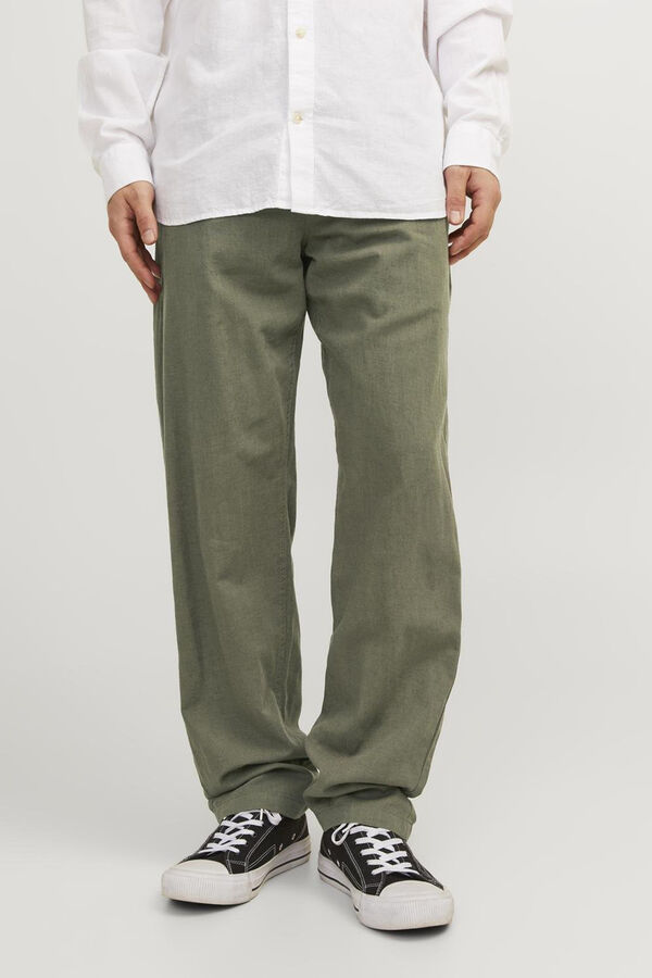 Springfield Relaxed fit joggers zelena