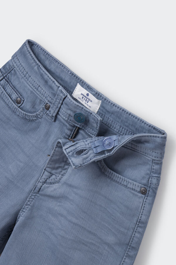 Springfield Boys' Bermuda shorts with 5 pockets blue