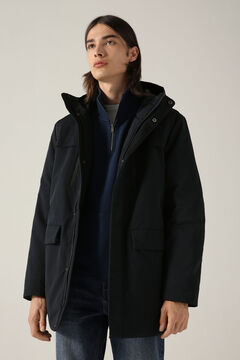 Springfield Technical parka with panels navy