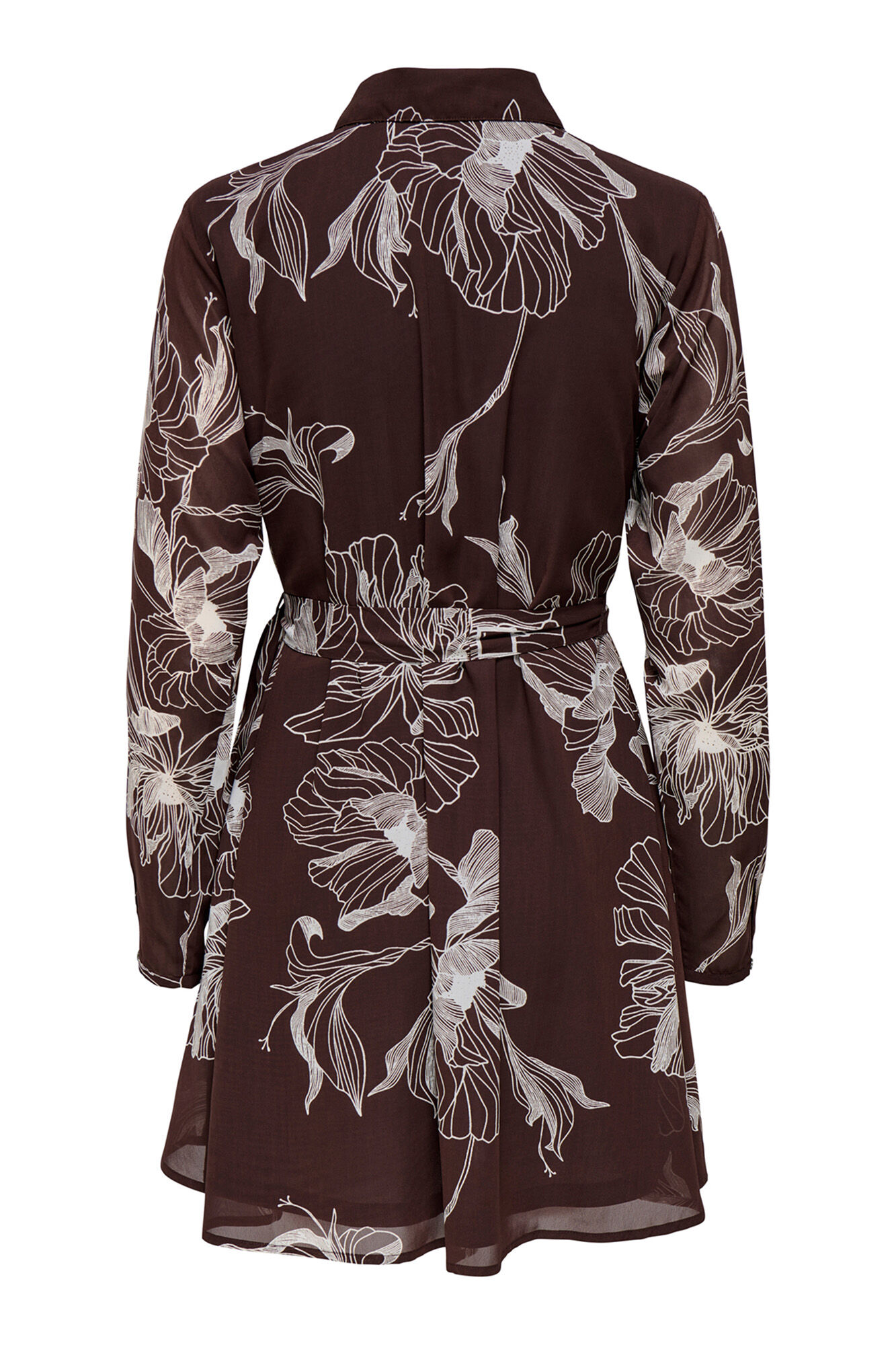 Only Vestido curto de chiffon