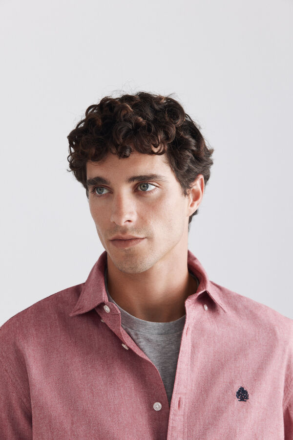 Springfield Oxford shirt red