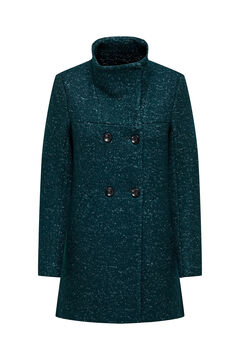 Springfield Long coat with buttons bluish