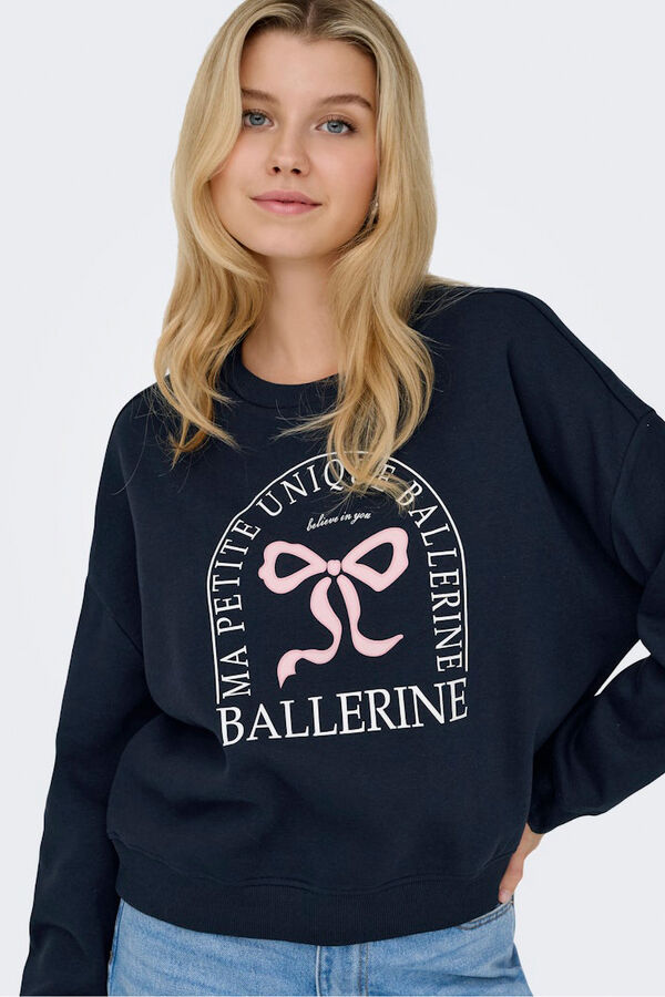 Only Round neck sweatshirt blue