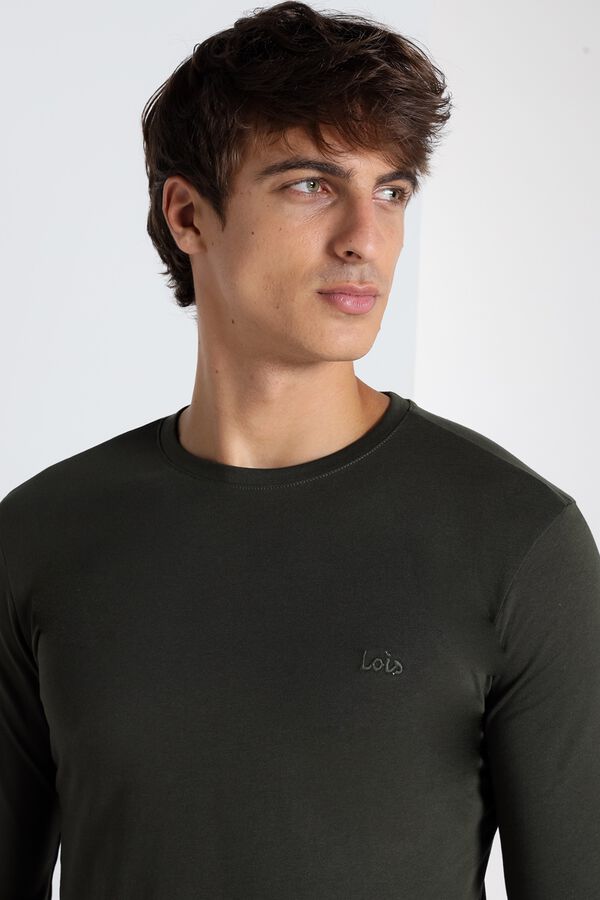 Lois T-shirt de manga comprida verde
