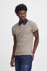 Springfield Striped cotton regular fit polo shirt tamno plava