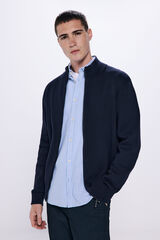 Springfield Milano zip fastening cardigan intenzivnoplava