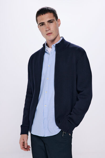 Springfield Cardigan fermeture Milan bleu