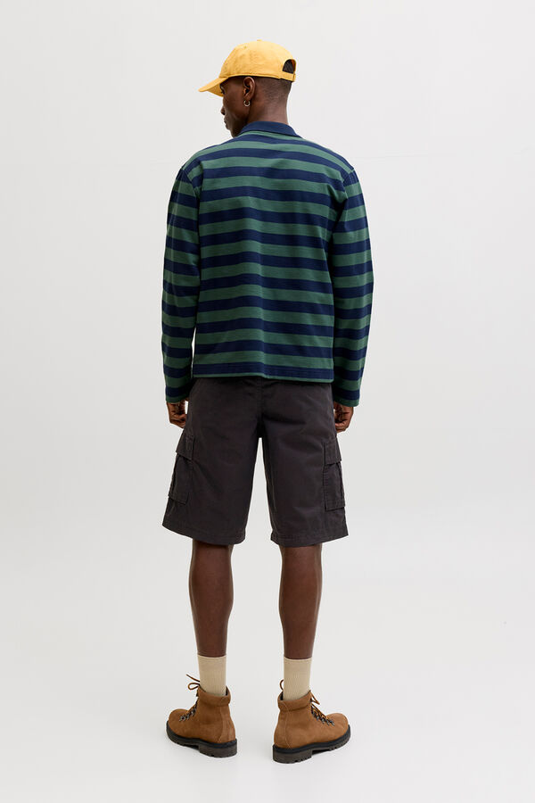 Jack & Jones Relaxed cargo Bermuda shorts black