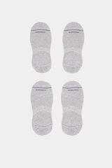 Springfield Pack 2 calcetines invisibles básicos gris medio