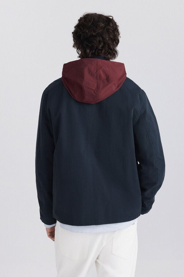 Springfield Short lightweight parka blue