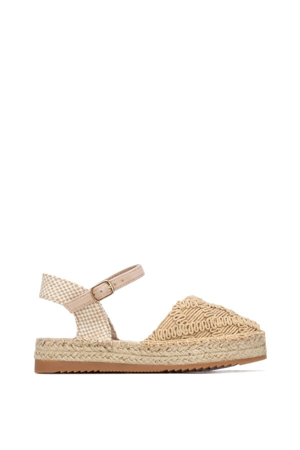 XTI Kids Espadrille with buckle grey