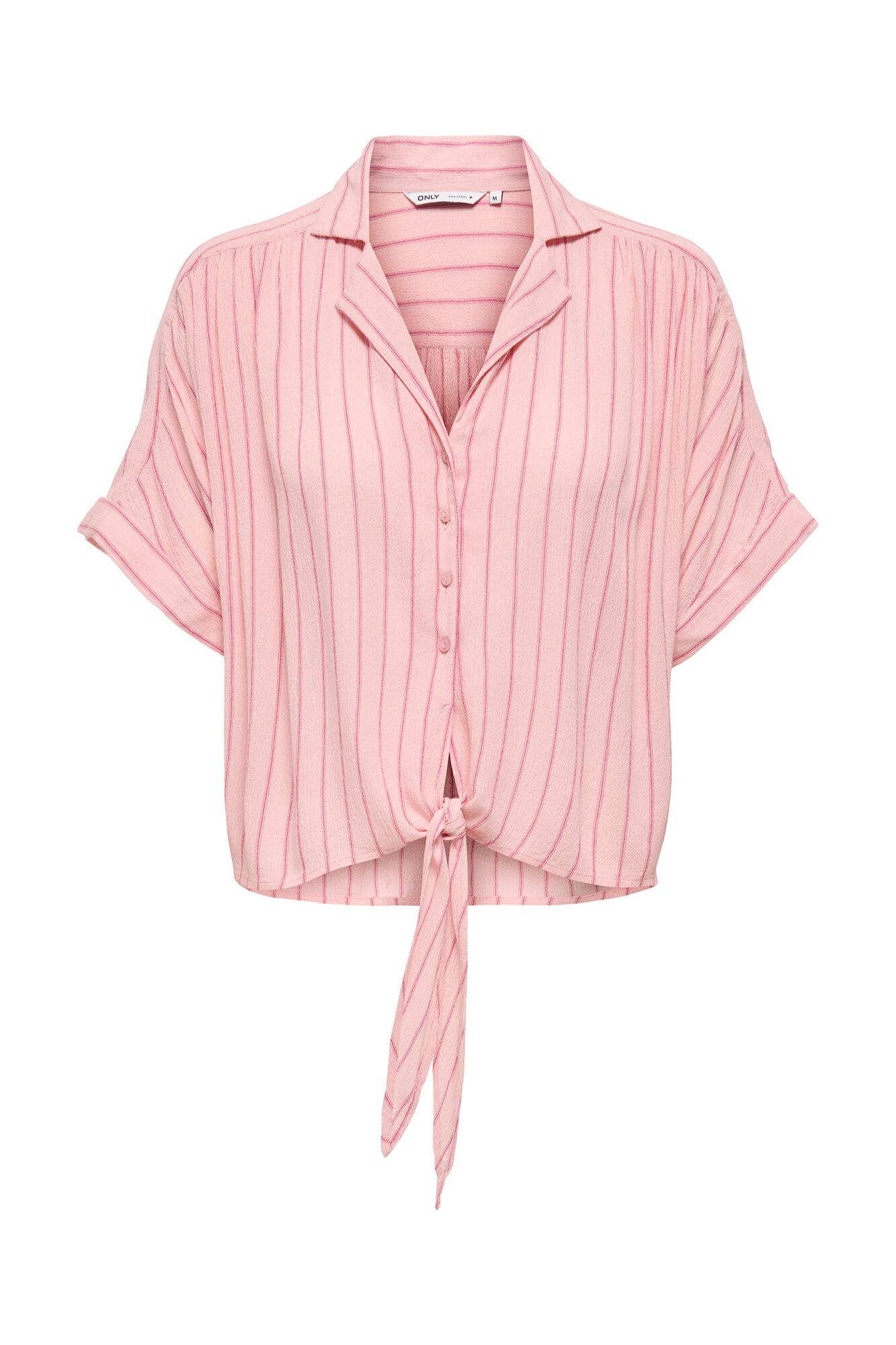 Only Camisa crop de manga curta