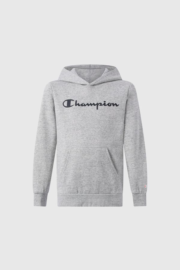 Champion Hooded sweatshirt with kangaroo pocket grey