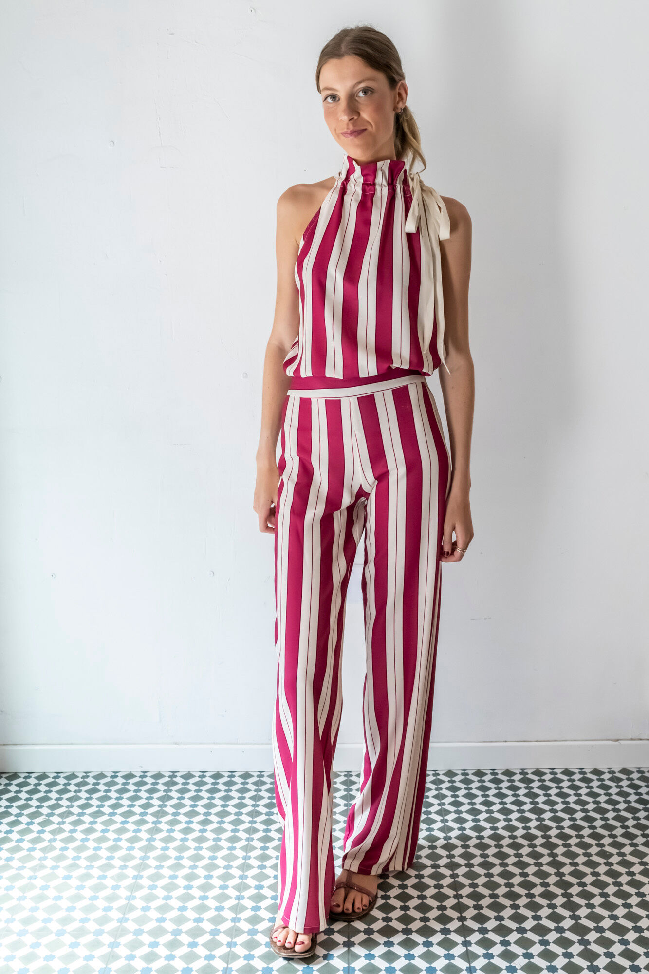 Cul Sac Pantal&oacute;n palazzo el&aacute;stico